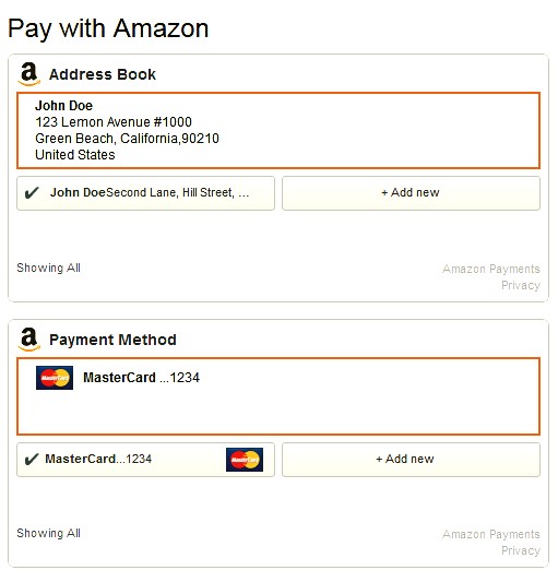 Add payment method of AWS account